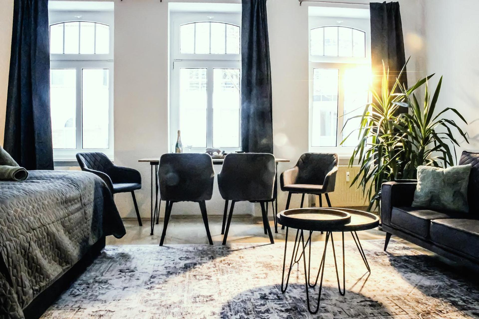 Nuwilu One - Apartment Mit Balkon Im Herzen Erfurts - Magenta Tv- Netflix - Disney 외부 사진